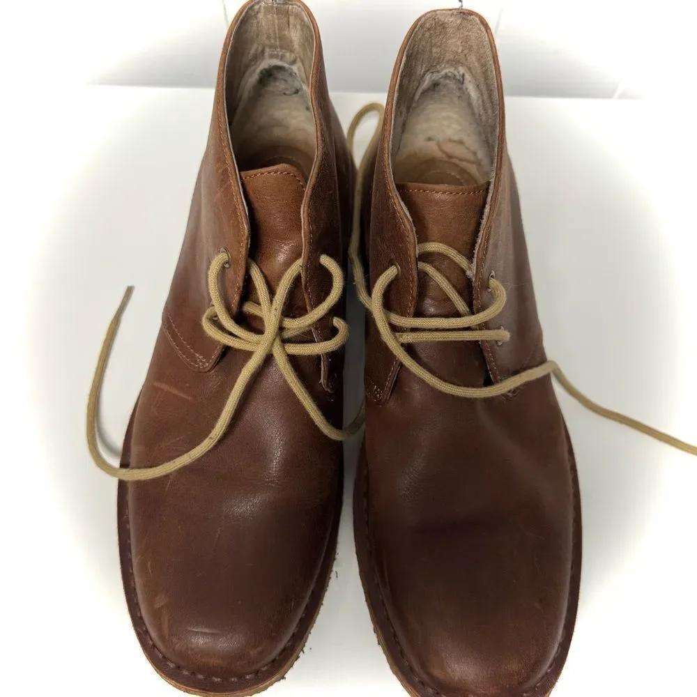 UGG Men's Tan Leather Chukka Boots Leighton size 9
